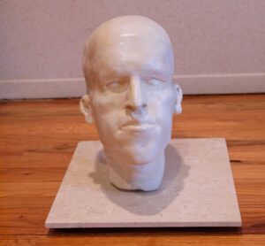 Dr. Gary Linkov sculpture. Face bust.
