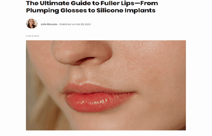 The Ultimate Guide to Fuller Lips—From Plumping Glosses to Silicone Implants