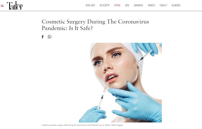 Cosmetic Surgery During The Coronavirus Pandemic: Is It Safe?