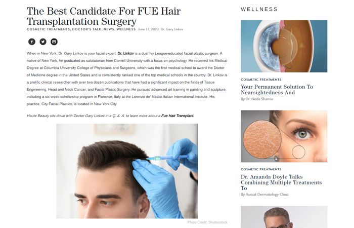 The Best Candidate For FUE Hair Transplantation Surgery