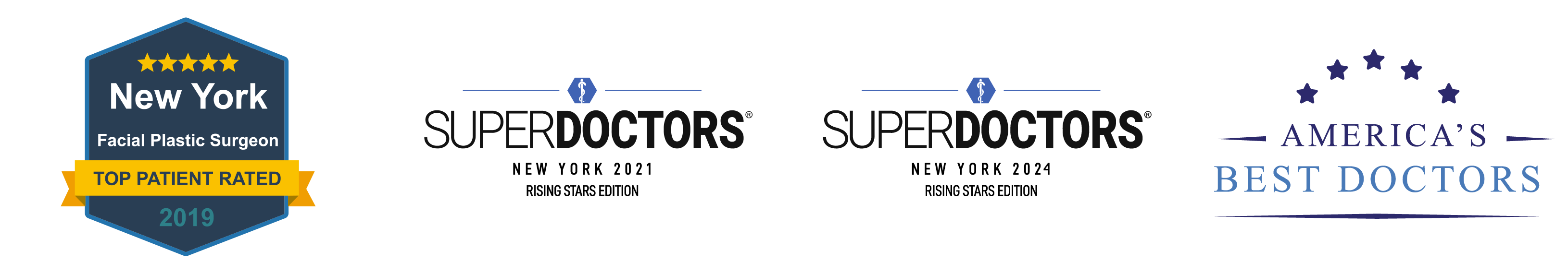 Accolades - Top-rated New York facial plastic surgeon and SuperDoctors