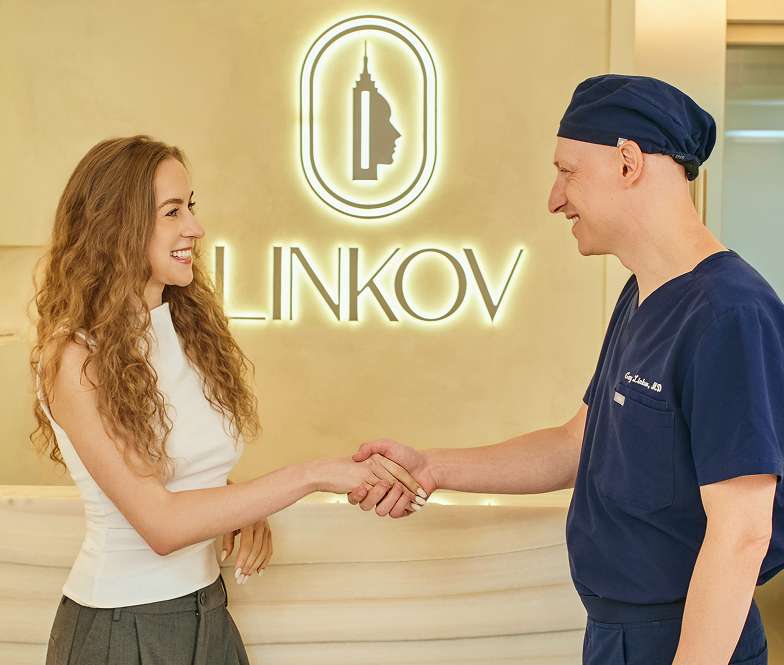 Dr. Gary Linkov, MD - with client