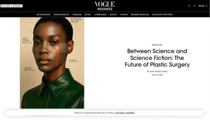 Between Science and Science Fiction: The Future of Plastic Surgery