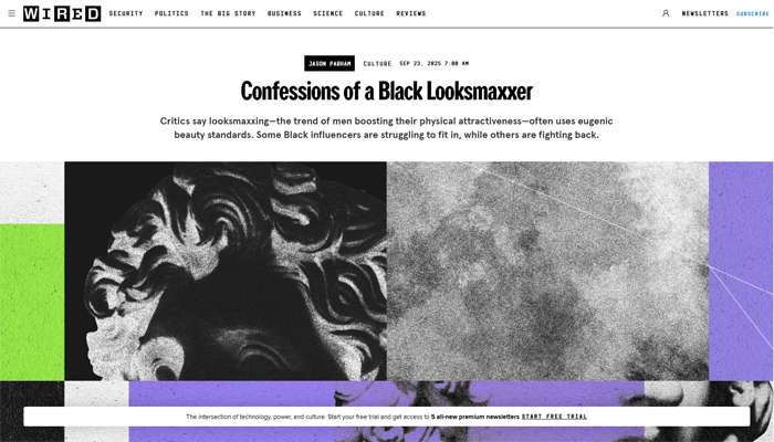 Confessions of a Black Looksmaxxer