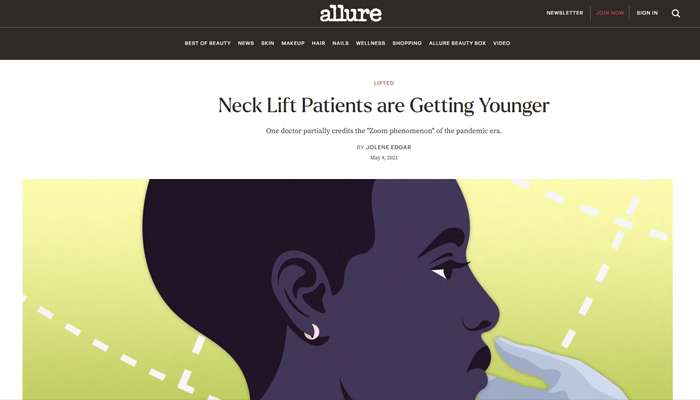 Neck Lift Patients are Getting Younger