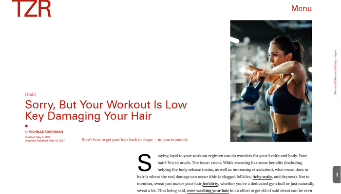 Sorry, But Your Workout Is Low Key Damaging Your Hair
